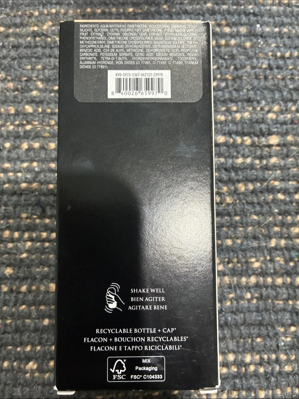 Kat Von D Good Apple Full-Coverage Serum Foundation - Black and Gold